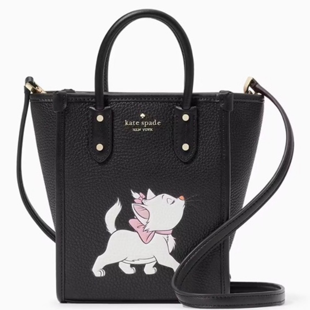 Kate Spade x Disney Aristocats Marie Crossbody Bag AND Wallet Black